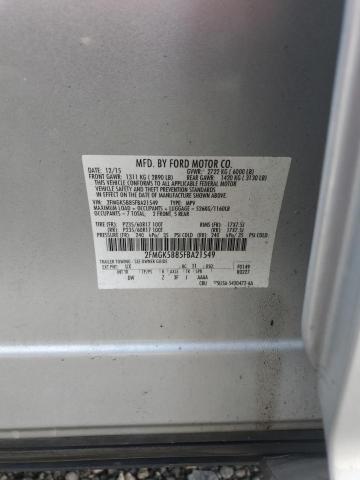 2015 FORD FLEX SE 2FMGK5B85FBA21549