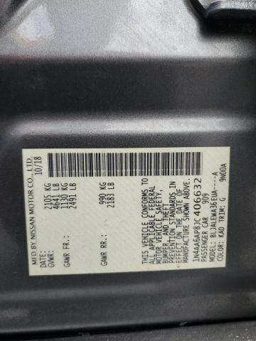 2018 NISSAN MAXIMA 3.5 1N4AA6AP8JC406632