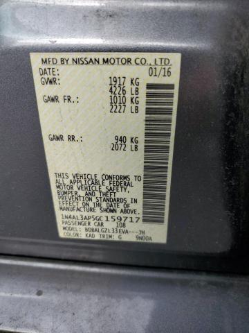 2016 NISSAN ALTIMA 2.5 - 1N4AL3AP5GC159717