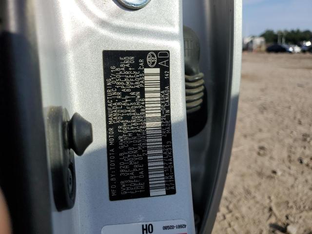 2016 TOYOTA COROLLA L 2T1BURHE6GC588746