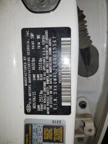 2016 KIA OPTIMA SX 5XXGW4L21GG015567