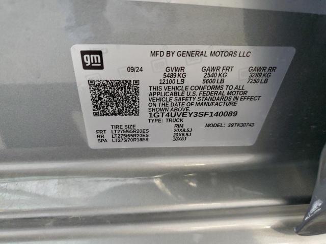 2025 GMC SIERRA K35 1GT4UVEY3SF140089