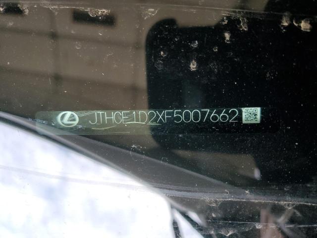 2015 LEXUS IS 350 JTHCE1D2XF5007662