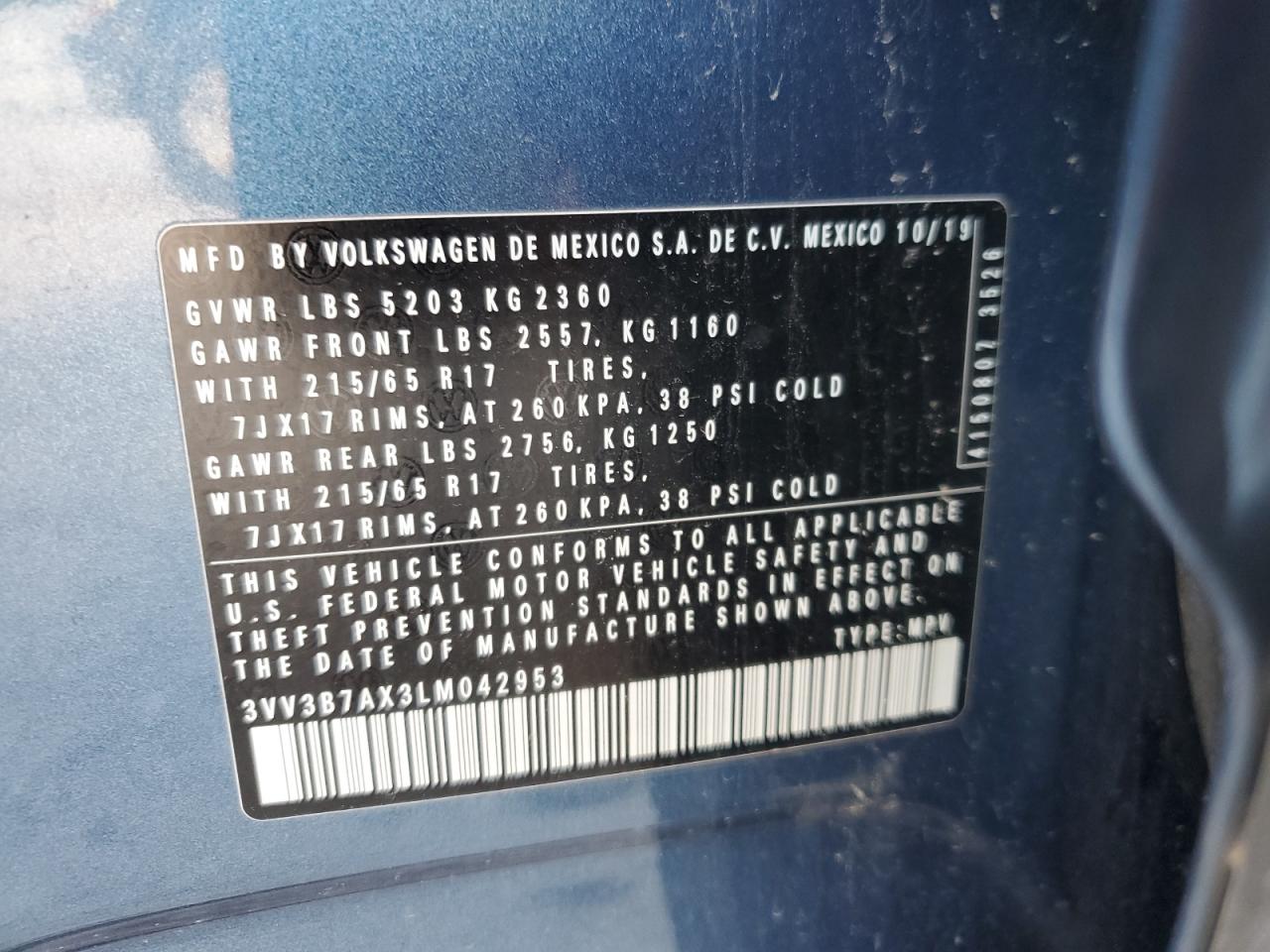 VOLKSWAGEN TIGUAN SE