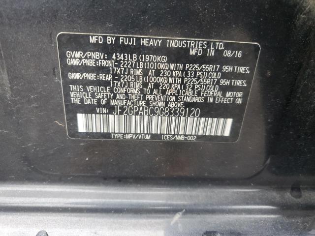 2016 SUBARU CROSSTREK JF2GPABC9G8339120
