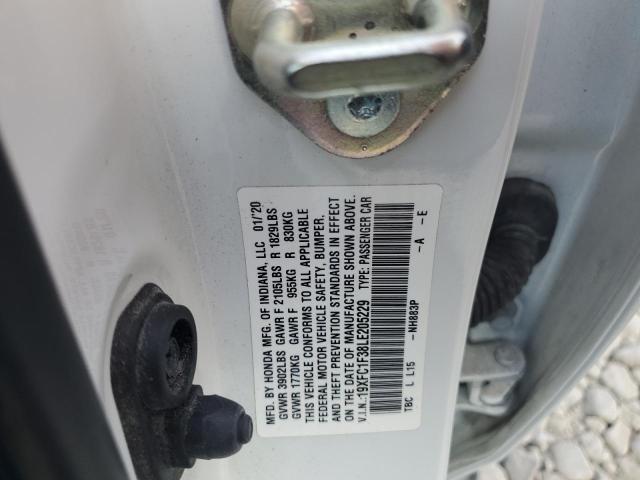 2020 HONDA CIVIC EX 19XFC1F38LE205229