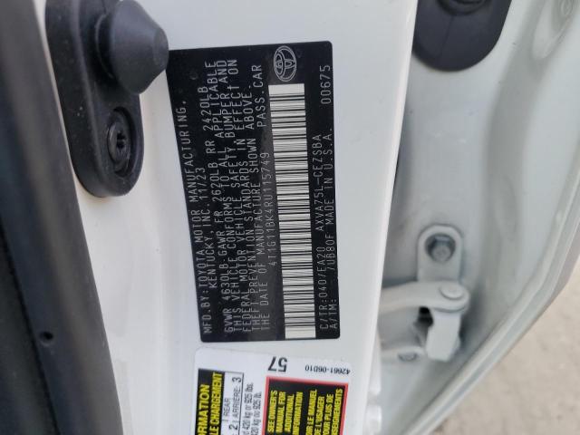 2024 TOYOTA CAMRY SE N 4T1G11BK4RU115749