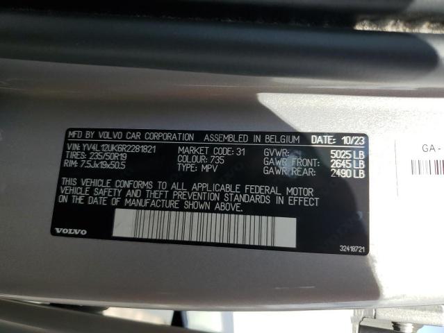 2024 VOLVO XC40 CORE - YV4L12UK6R2281821