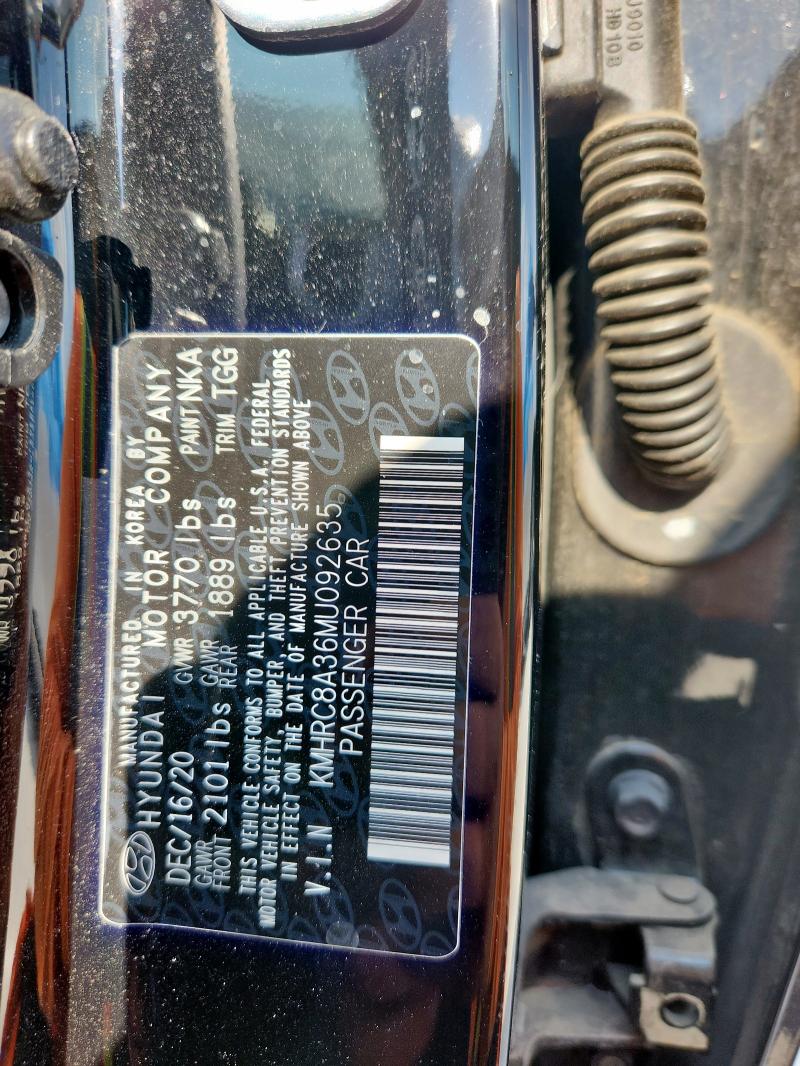 2021 HYUNDAI VENUE SEL KMHRC8A36MU092635