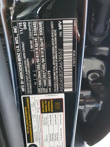 2016 MERCEDES-BENZ GLE 350 - 4JGDA5JB2GA678552