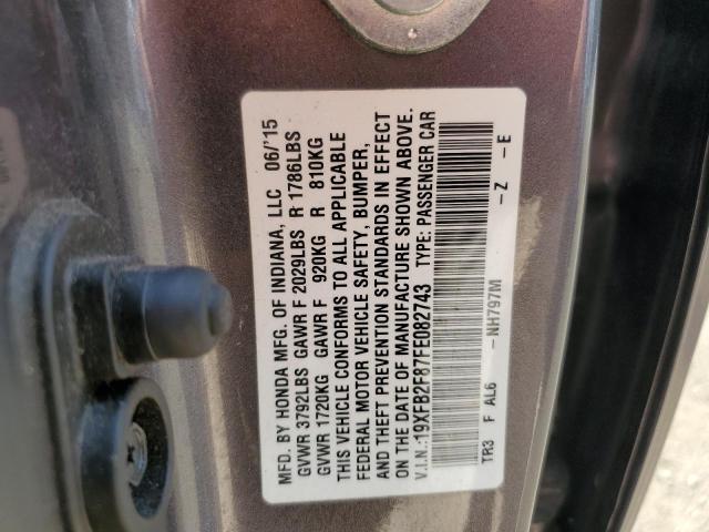 2015 HONDA CIVIC EX - 19XFB2F87FE082743