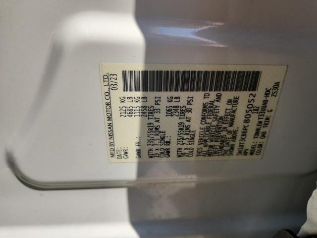 2023 NISSAN ROGUE SL 5N1BT3CB6PC805052