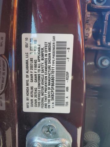 2010 HONDA ACCORD EXL - 5KBCP3F86AB017011