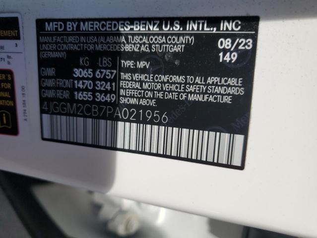 2023 MERCEDES-BENZ EQE SUV 50 4JGGM2CB7PA021956