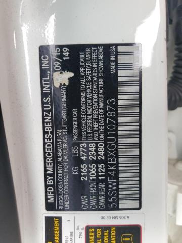 2016 MERCEDES-BENZ C 300 4MAT - 55SWF4KBXGU107873