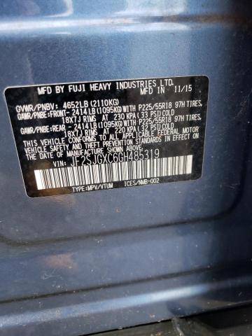 2016 SUBARU FORESTER 2 - JF2SJGXC6GH485319