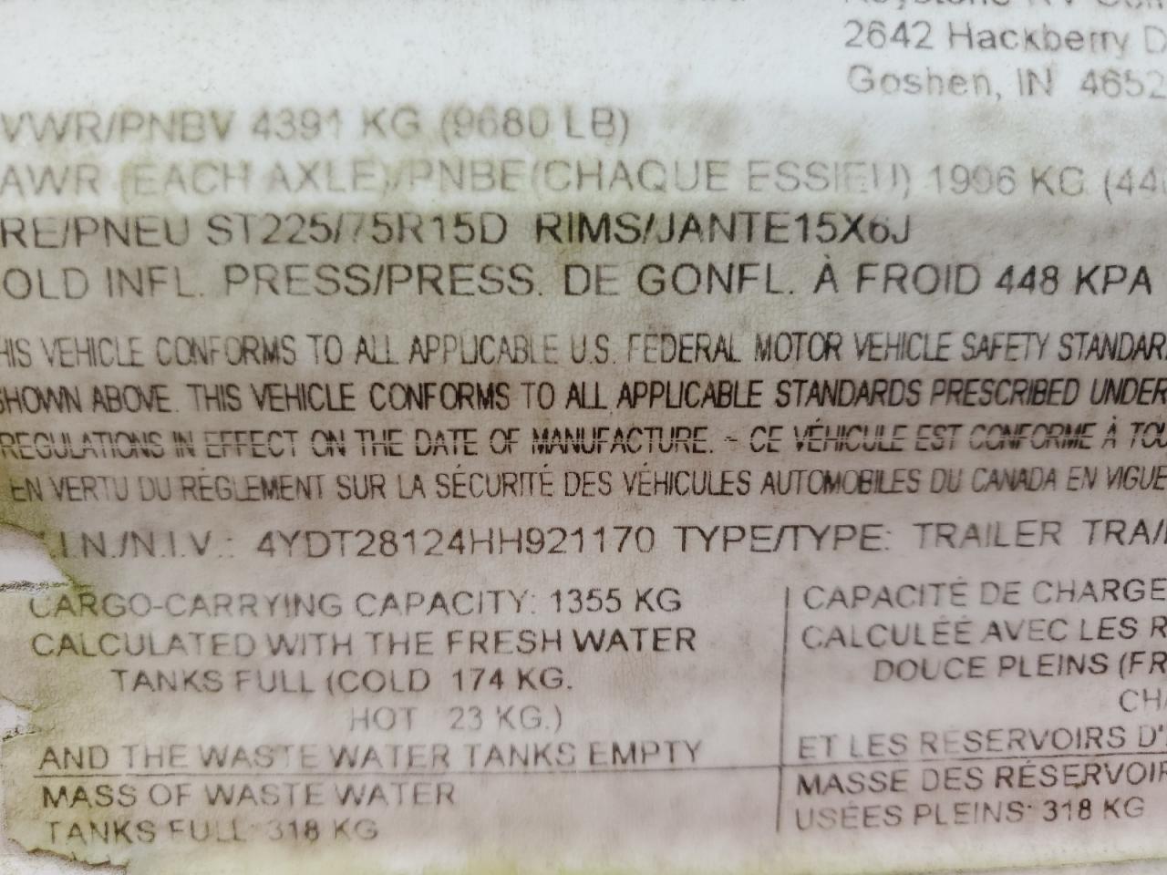 Lot #3284696328 2017 DUTCHMEN ASPEN TRL