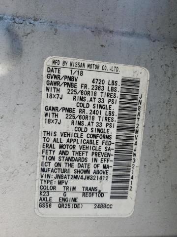 2018 NISSAN ROGUE S - JN8AT2MV4JW321412