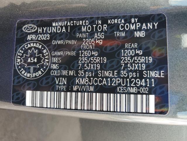 2023 HYUNDAI TUCSON LUX KM8JCCA12PU129411