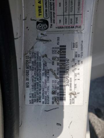 2012 FORD FUSION HYB - 3FADP0L39CR171147