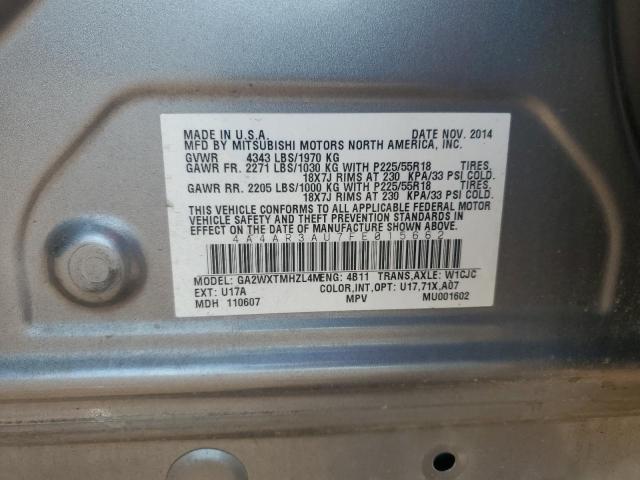 2015 MITSUBISHI OUTLANDER - 4A4AR3AU7FE015662