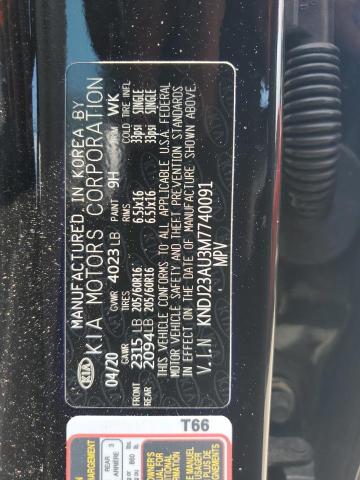 2021 KIA SOUL LX KNDJ23AU3M7740091