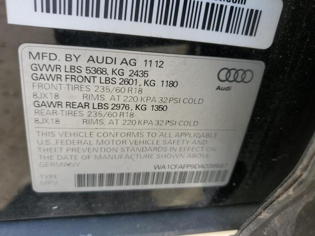 2013 AUDI Q5 PREMIUM - WA1CFAFP9DA039587