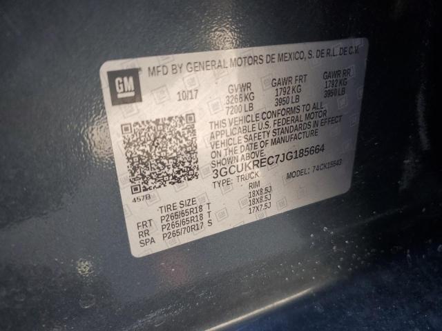 2018 CHEVROLET SILVERADO - 3GCUKREC7JG185664