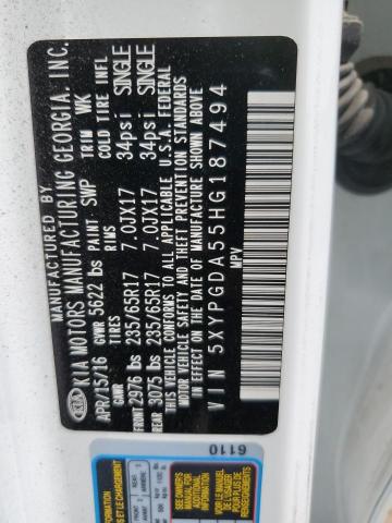 2017 KIA SORENTO LX - 5XYPGDA55HG187494