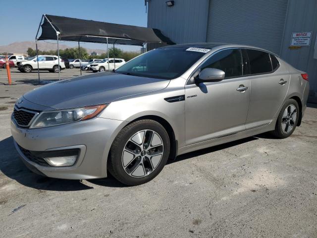 KIA OPTIMA HYB 2013 silver sedan 4d hybrid engine KNAGM4AD1D5059026 photo #1