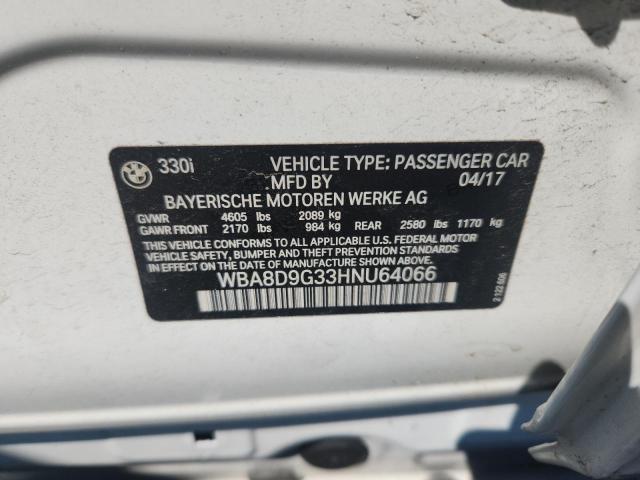 2017 BMW 330 XI WBA8D9G33HNU64066