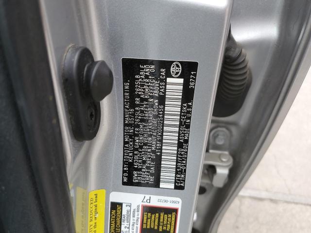 2016 TOYOTA CAMRY LE 4T1BF1FK0GU254456