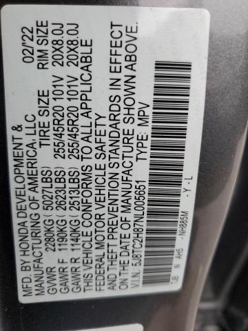 2022 ACURA RDX A-SPEC 5J8TC2H87NL005651