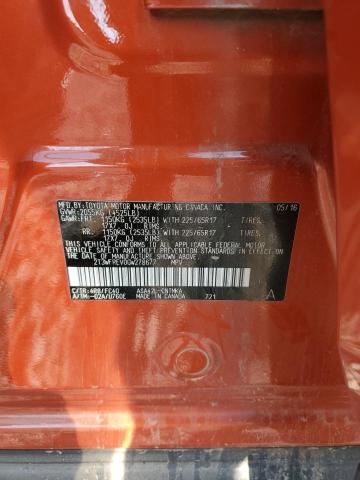 2016 TOYOTA RAV4 XLE 2T3WFREV0GW278677