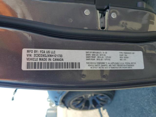 2022 DODGE CHARGER SCAT PACK 2C3CDXGJXNH121733