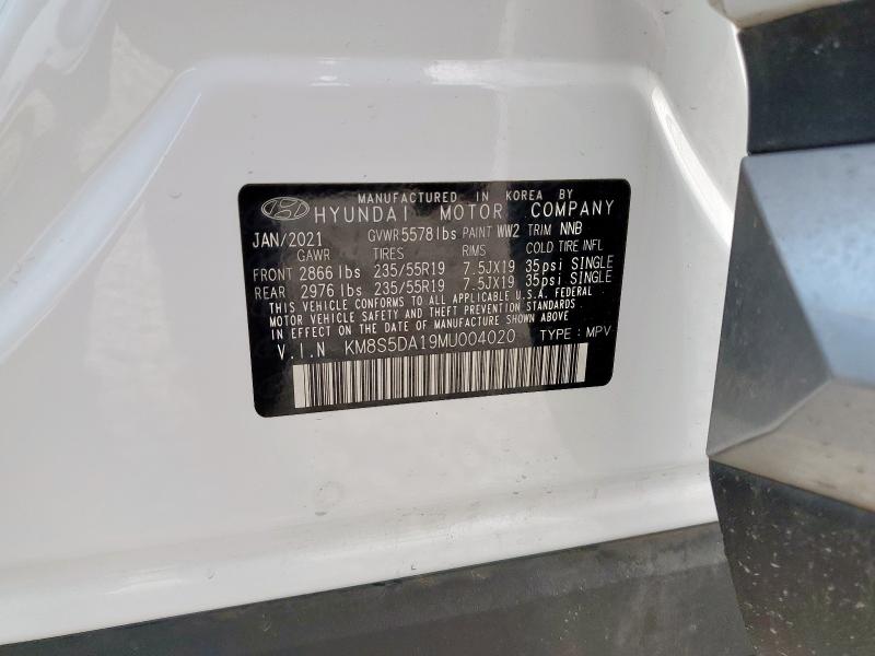 2021 HYUNDAI SANTA FE L KM8S5DA19MU004020