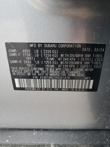 2024 SUBARU OUTBACK LI 4S4BTANC2R3261470