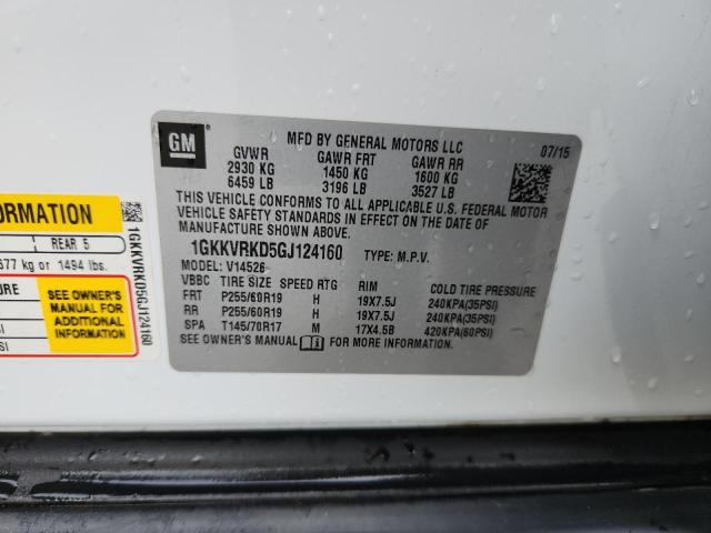 2016 GMC ACADIA SLT 1GKKVRKD5GJ124160