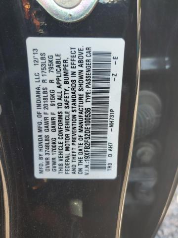 2013 HONDA CIVIC LX - 19XFB2F52DE100536