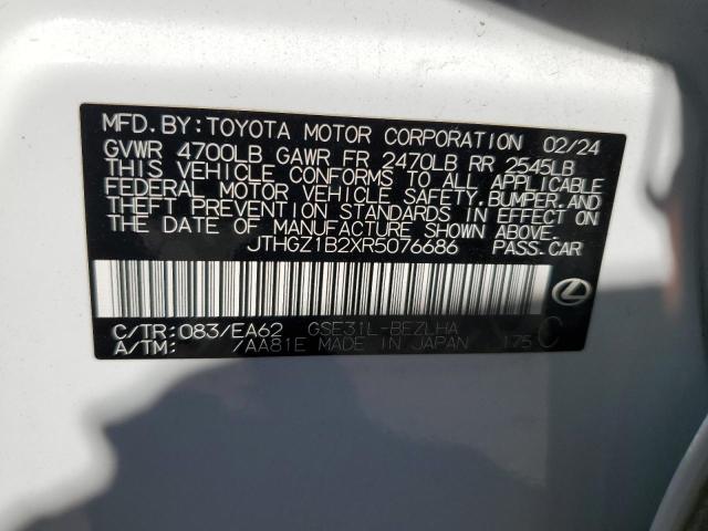 2024 LEXUS IS 350 F S JTHGZ1B2XR5076686