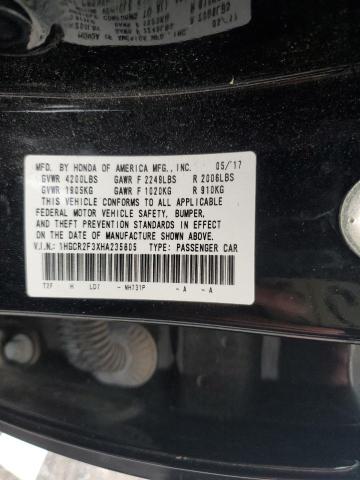 2017 HONDA ACCORD LX 1HGCR2F3XHA235805