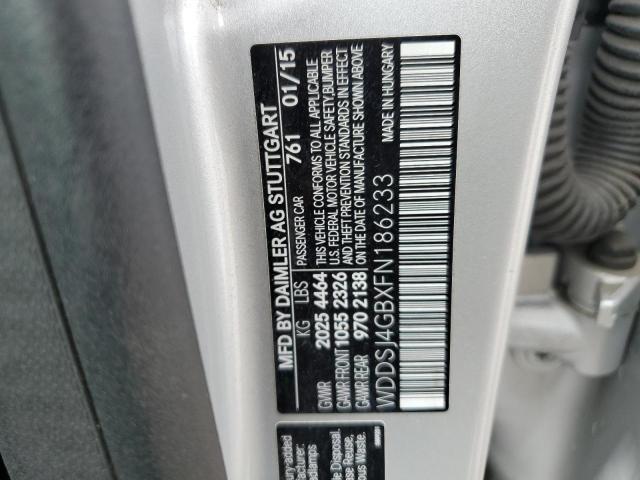 2015 MERCEDES-BENZ CLA 250 4M WDDSJ4GBXFN186233