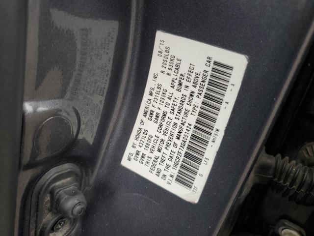 2016 HONDA ACCORD EX 1HGCR2F7XGA001424