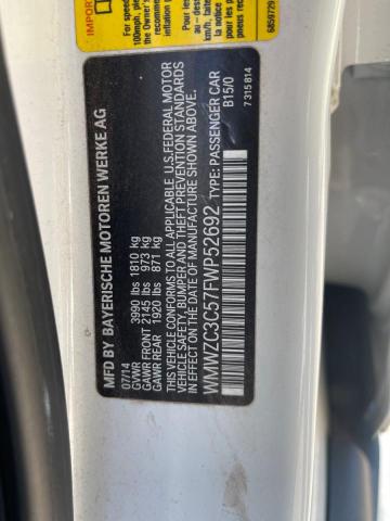 2015 MINI COOPER S C WMWZC3C57FWP52692