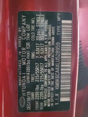 2020 HYUNDAI KONA SEL PLUS KM8K6CAAXLU528959