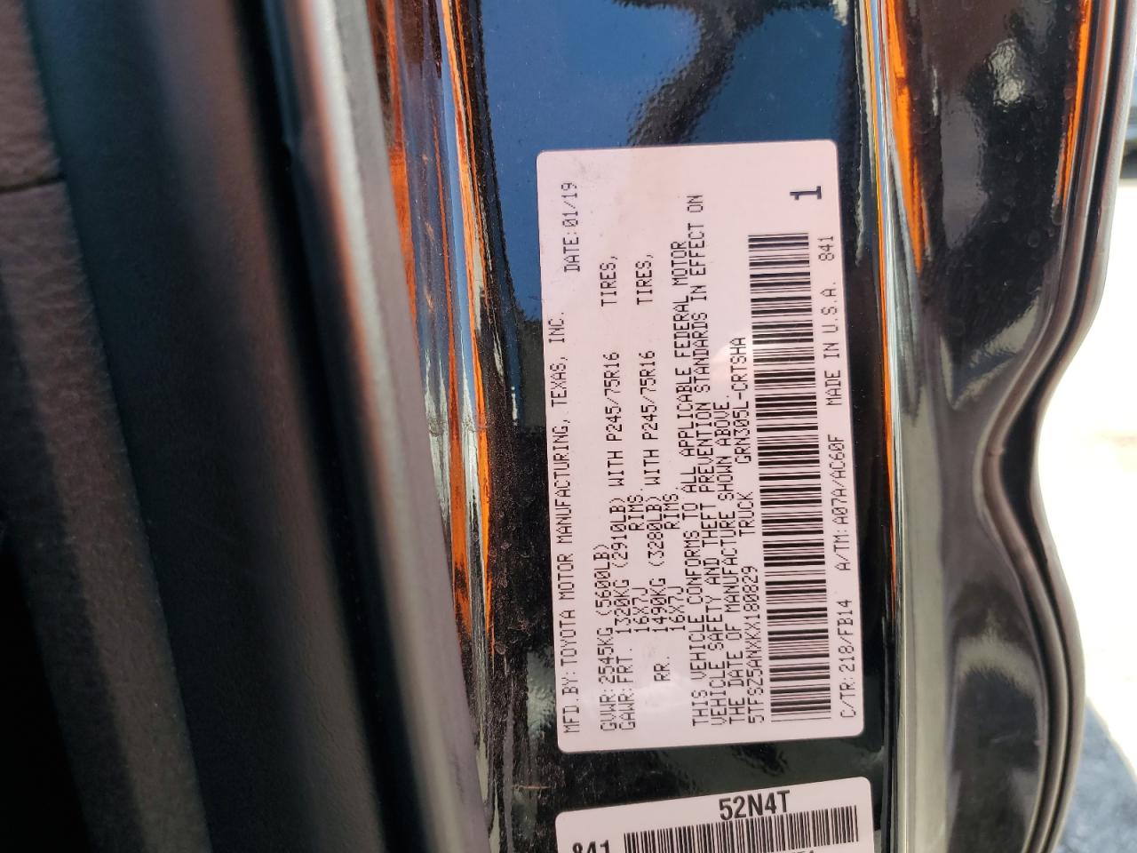 TOYOTA TACOMA ACCESS CAB