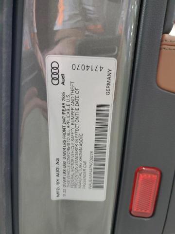2023 AUDI A4 PREMIUM WAUEAAF44PN009278