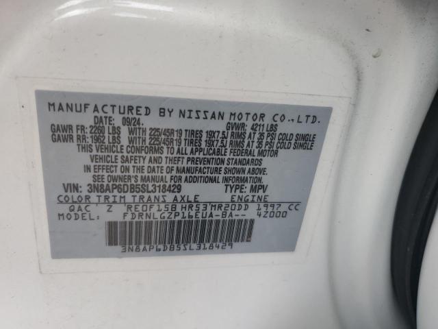 2025 NISSAN KICKS SR - 3N8AP6DB5SL318429