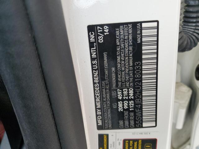 2017 MERCEDES-BENZ C 300 - 55SWF4JB2HU218033