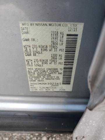 2016 NISSAN MURANO S 5N1AZ2MG0GN102565